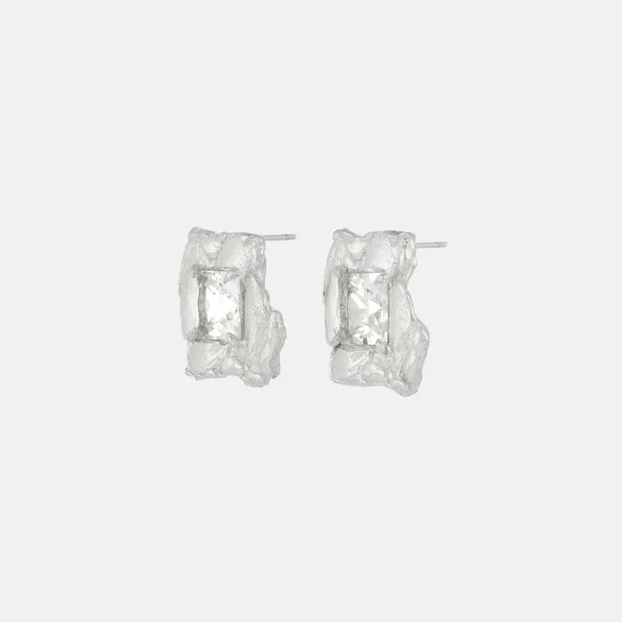 Loveness Lee Jaqi Argenti Recycled Silver Earrings, Side