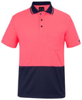 JBs 6HVNC Hi Vis Non Cuff Traditional Polo