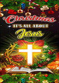DoorFoto Door Cover Jesus Christmas Decor