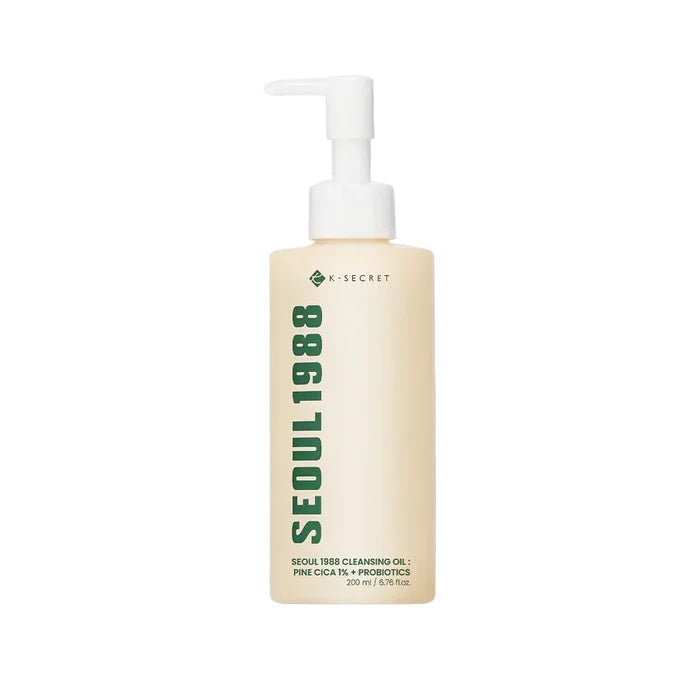 K-Secret Seoul 1988 Cleansing Oil : Pine Cica 1% + Probiotics 200ml
