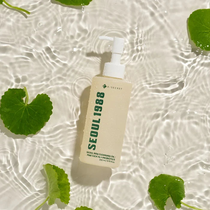 K-Secret Seoul 1988 Cleansing Oil : Pine Cica 1% + Probiotics 200ml