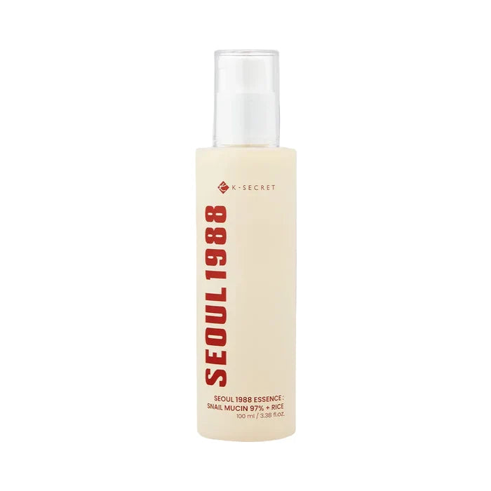 K-Secret Seoul 1988 Essence: Snail Mucin 97% + Rice 100ml