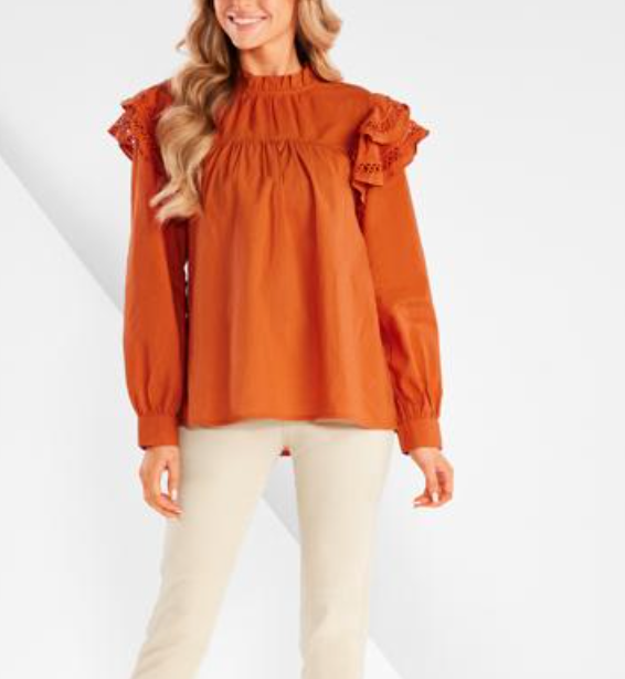 Keller Ruffle Top