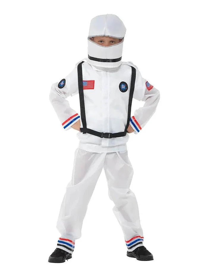 Kid On The Moon Shuttle Commander Astronaut Child's Costume - thefancydress.co.uk