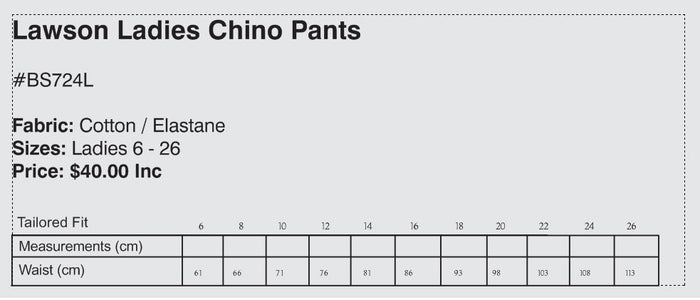 Kincumber High Girls Chino Pants