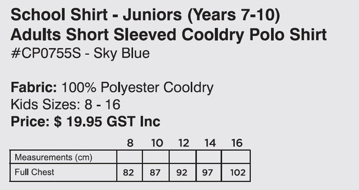 Kincumber High Junior Polo Shirt (8-16)