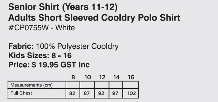 Kincumber High Senior Polo Shirt (8-16)