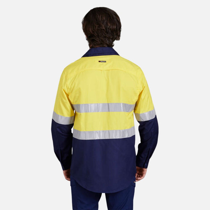 King Gee K54880 Hi Vis Workcool 2 Reflective Shirt