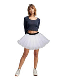 Ladies 1980s Fancy 2 Layers Tutu Skirts - thefancydress.co.uk