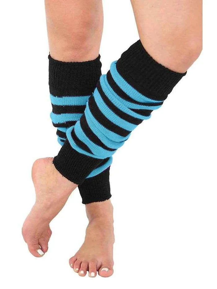Ladies 80's Stripe Legwarmers