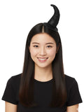 Ladies Black Witch Headband Hat