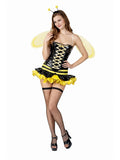 Ladies Fancy Dress Queen Bee Costume Set