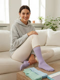 Ladies Pastel Cotton Rich Comfort Socks 3 Pack