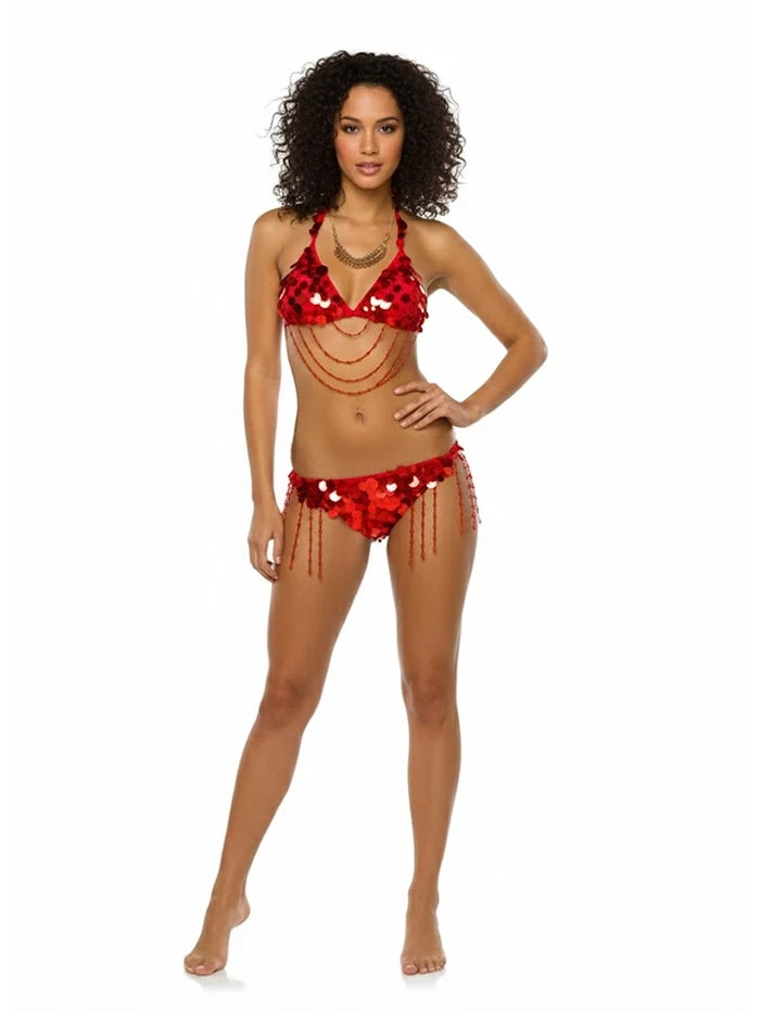 Ladies Vegas Showgirl Costume - thefancydress.co.uk