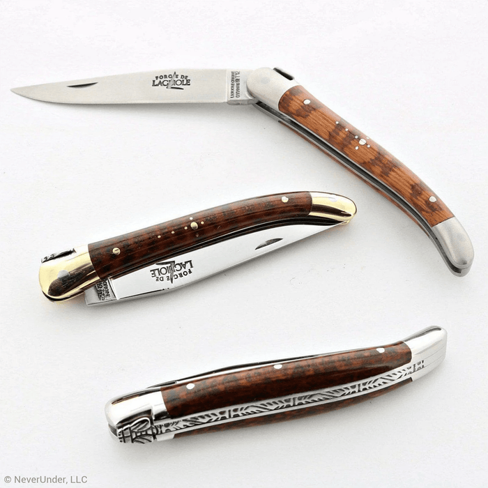 Laguiole 9cm Brass Bolster Shiny Finish Laguiole Knives Rivers and Glen Trading Co