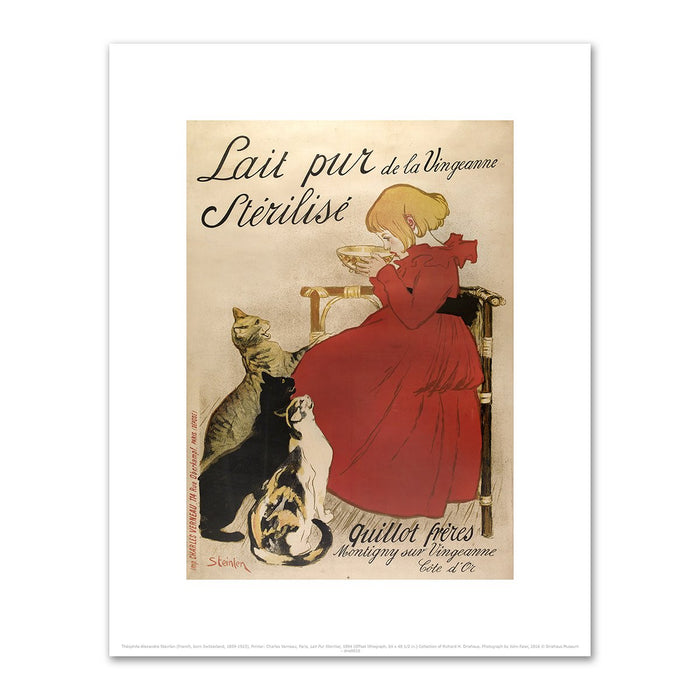 ThÃ©ophile-Alexandre Steinlen, Lait Pur Sterilise, 1894, Fine Art Prints in various sizes by Museums.Co
