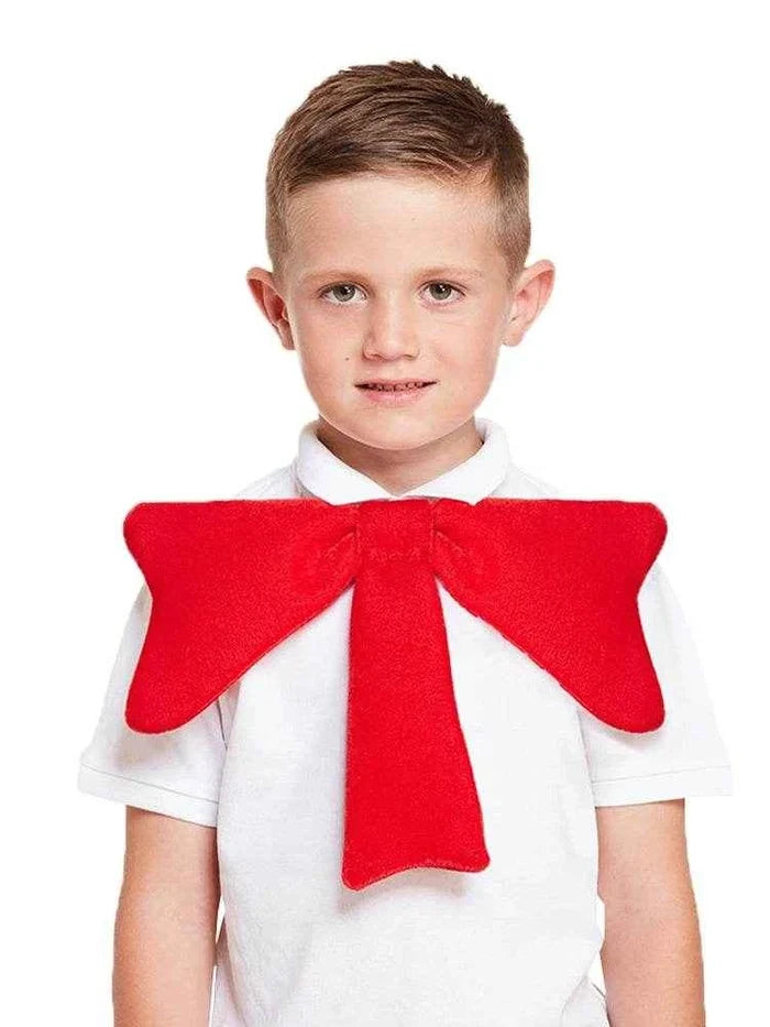 Large Red Crazy Bow Tie World Book Day