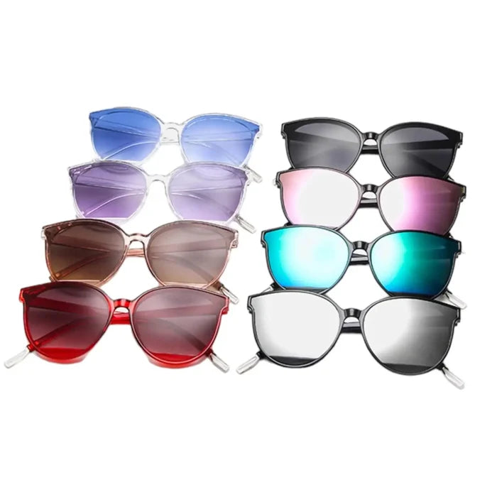 Large Round Cat Eye Sunglasses – Vintage-Inspired Statement Shades