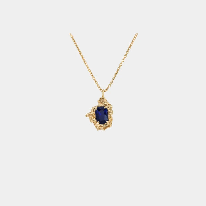 Loveness Lee Leana Sapphire Necklace, Front