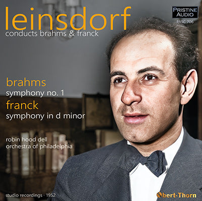 LEINSDORF conducts Brahms & Franck (1952) - PASC706 - CD
