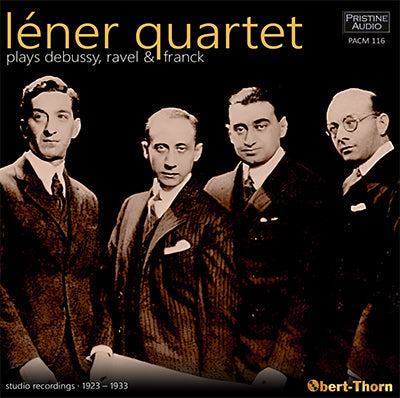 LÉNER QUARTET Debussy, Ravel & Franck (1923-33) - PACM116 - CD