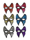 Leopard Print Festival Face Mask – Assorted Colours - thefancydress.co.uk