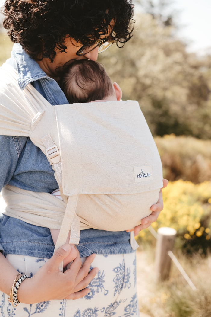 Les Presque Parfaits - P'tit evo, Porte bébé à nouer, Lin Naturel