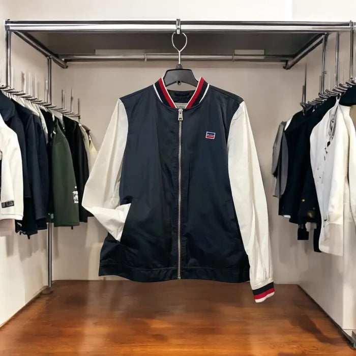 Levi's Color Block Zip Up Bomber Jacket