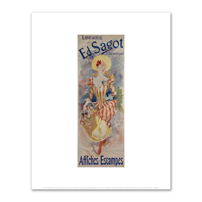 Jules ChÃ©ret, Librairie Ed. Sagot, 1891, Fine Art Prints in various sizes by Museums.Co