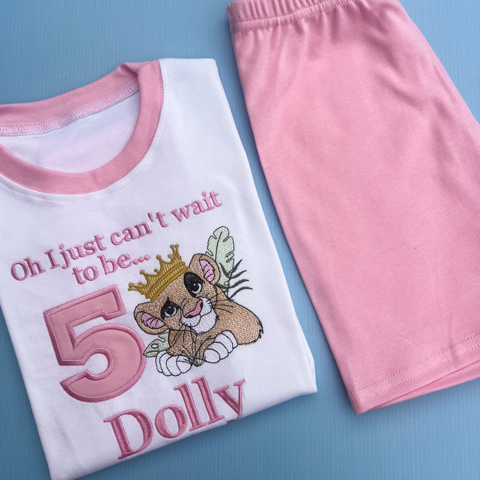 Lion King Inspired Birthday Pyjamas