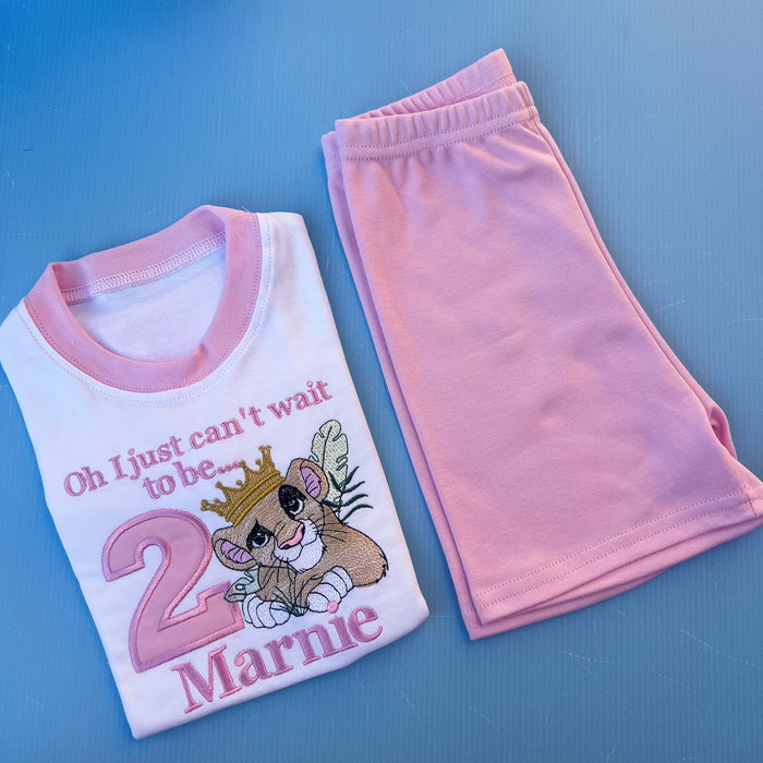 Lion King Inspired Birthday Pyjamas
