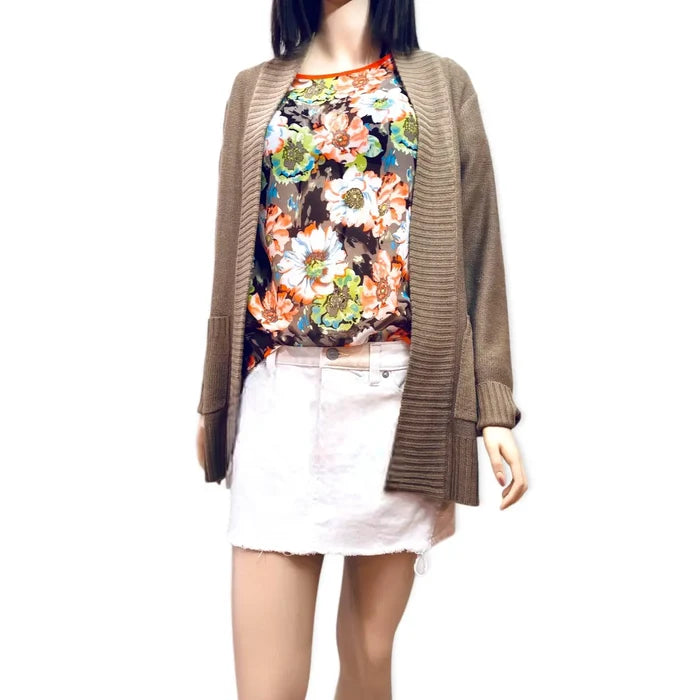 Long Sleeve Lightweight Blooming Floral Blouse