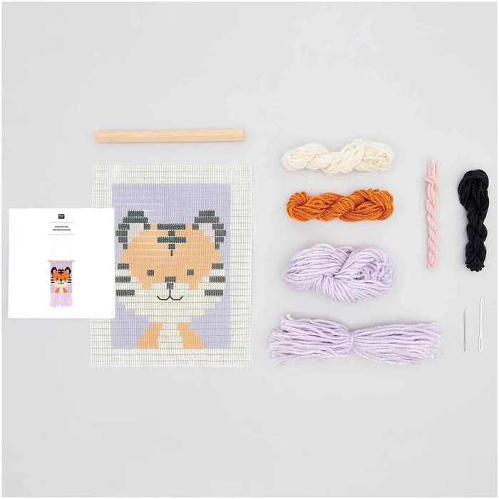 Long Stitch Embroidery Kit - Tiger