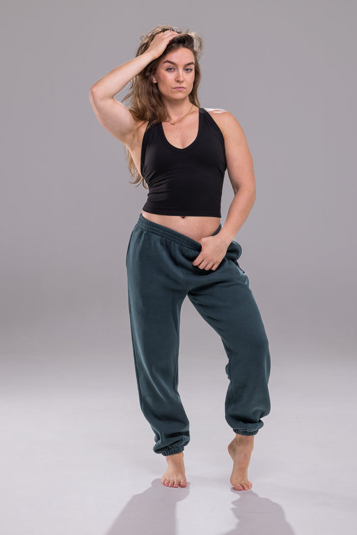 Lounge Edit Jogger - Grove Green