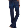 Low Rise Dark Denim Bootcut Jeans