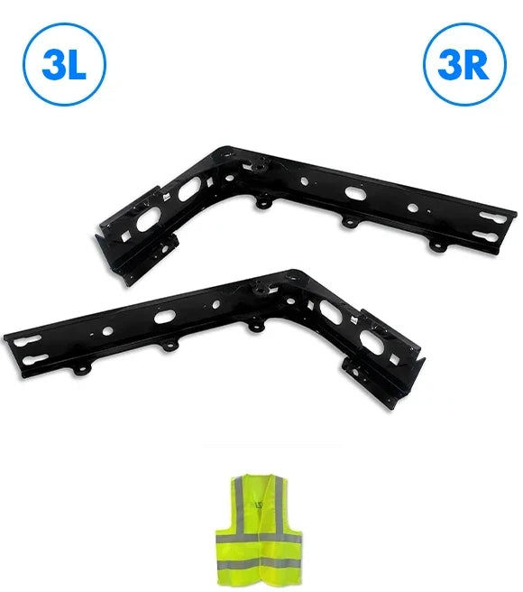 Lower Wind Cab Fairing Support Brackets Set 3L 3R 2025 2026 Volvo VNL New