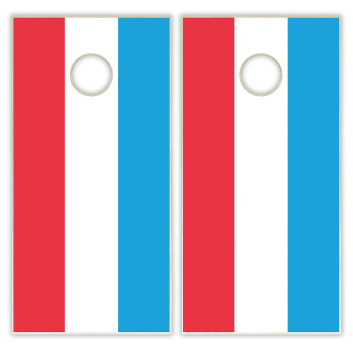 Luxembourg Flag Cornhole Set