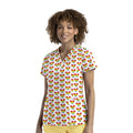 Maevn Prints Scrub Top - Peace Love & Rainbows