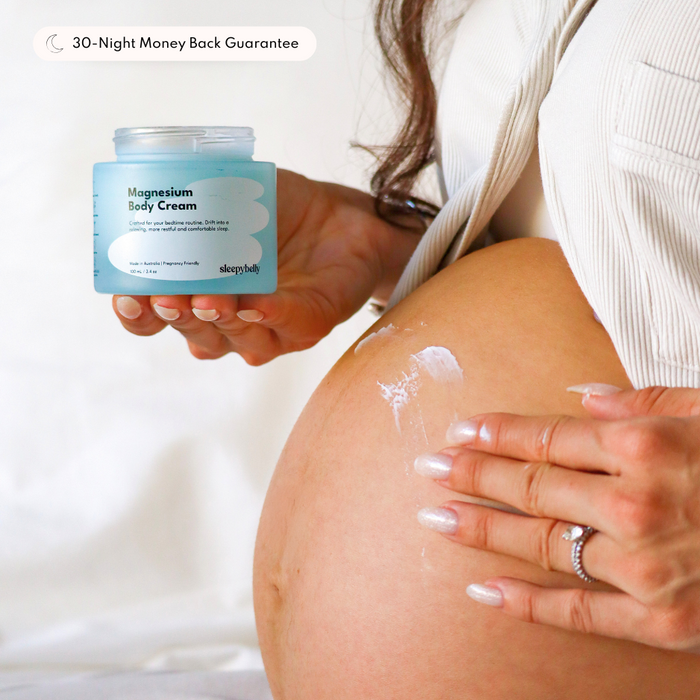Rich, non-greasy texture of our magnesium balm and moisturiser.