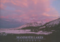 Mammoth Lakes Pink Winter Sky Postcard-QTY=50