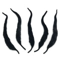 MANGUM DRAGON TAILS 4" Wapsi BLACK Fly Tying Rivers and Glen Trading Co
