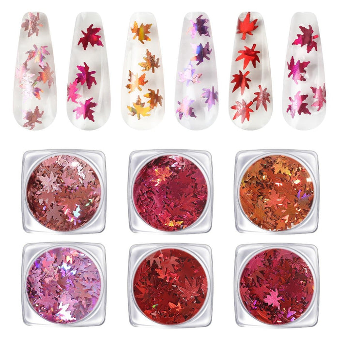 Maple Sequins- Nail Art Glitter Kit Nail Art MODELONES #