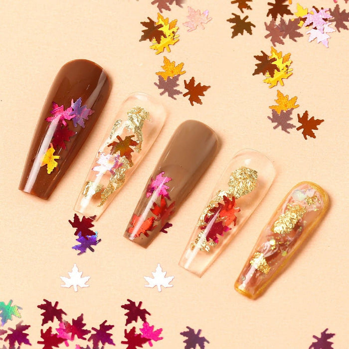 Maple Sequins- Nail Art Glitter Kit Nail Art MODELONES #