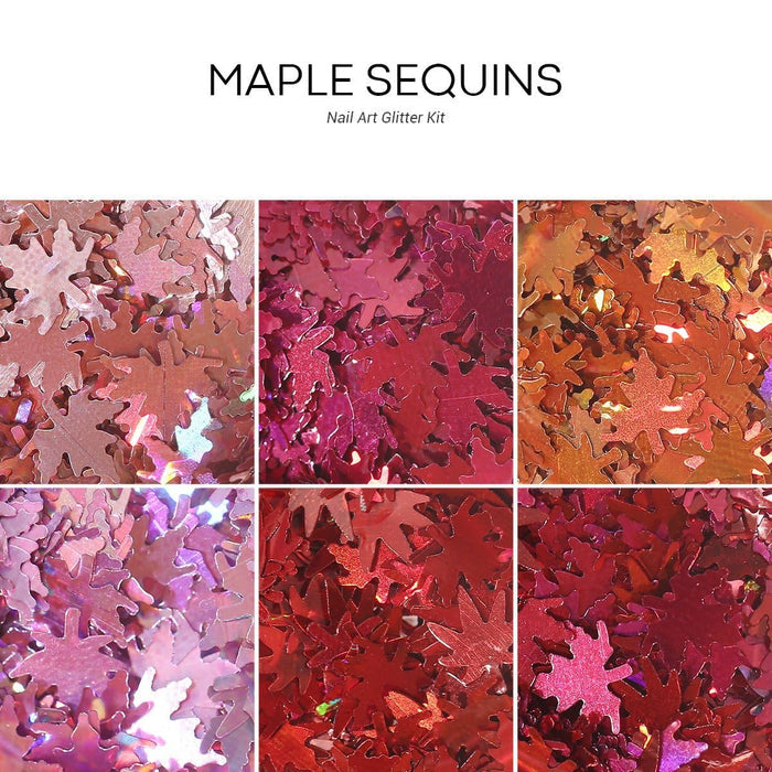Maple Sequins- Nail Art Glitter Kit Nail Art MODELONES #