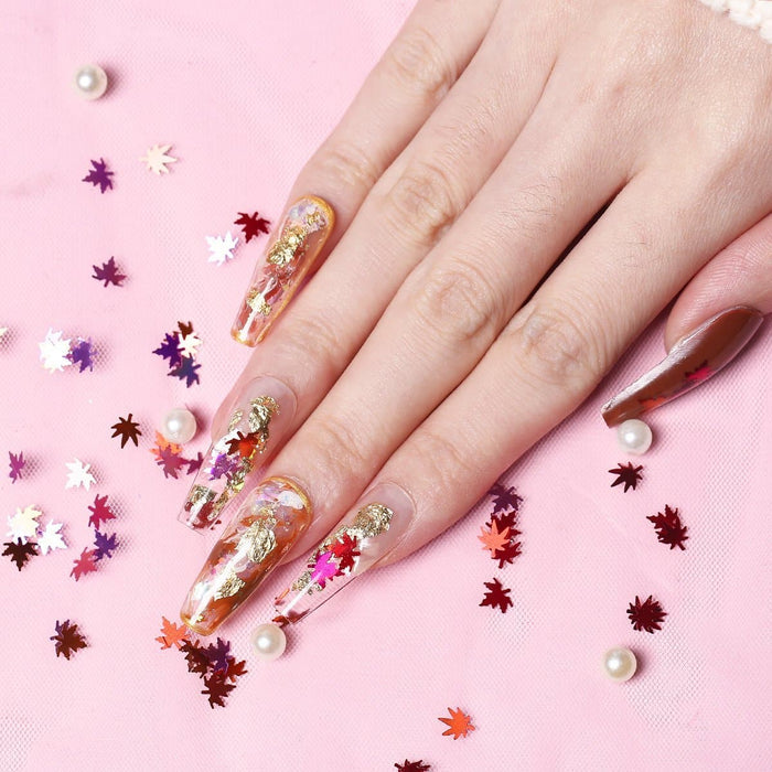Maple Sequins- Nail Art Glitter Kit Nail Art MODELONES #