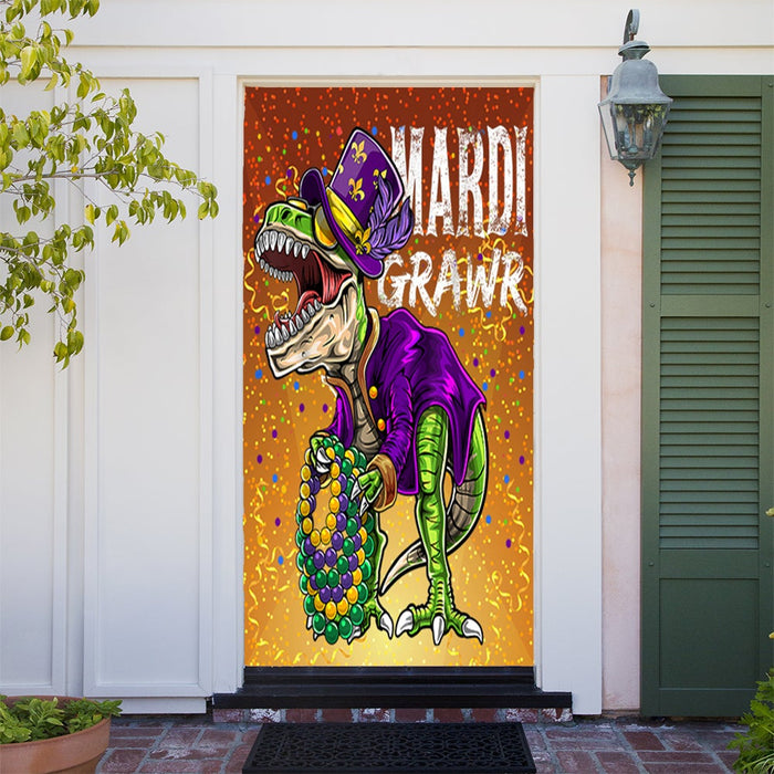 DoorFoto Door Cover Mardi Grawr
