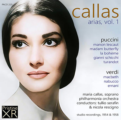 MARIA CALLAS Arias, Vol. 1: Puccini & Verdi (1954, 1958) - PACO225