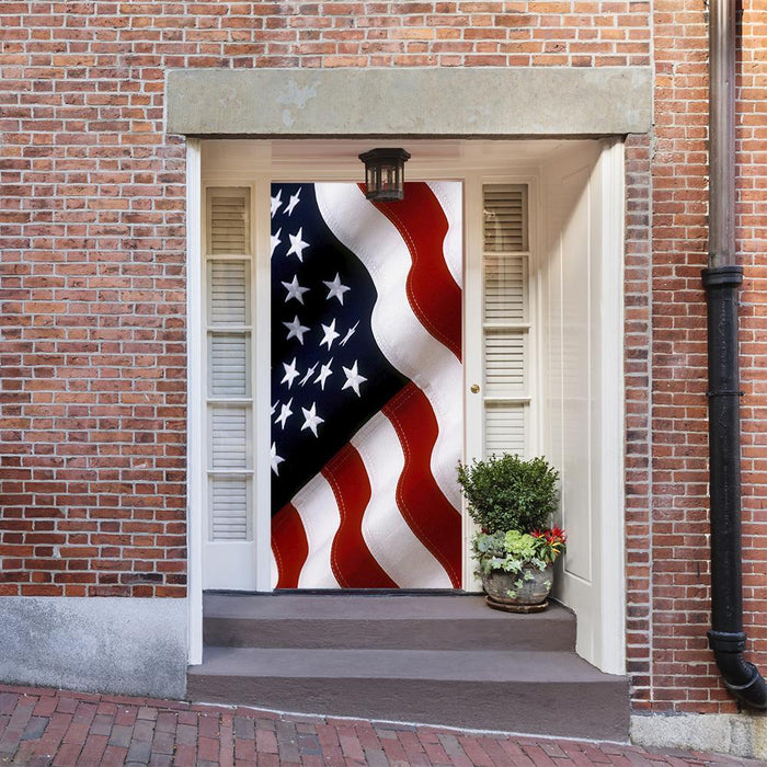 DoorFoto Door Cover Memorial Day Decor