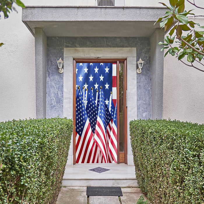 DoorFoto Door Cover Memorial Decorations