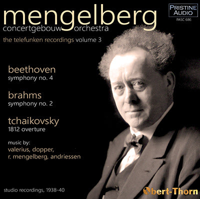 MENGELBERG The Concertgebouw Telefunken Recordings, Vol. 3 (1938-40) - PASC686 - CD